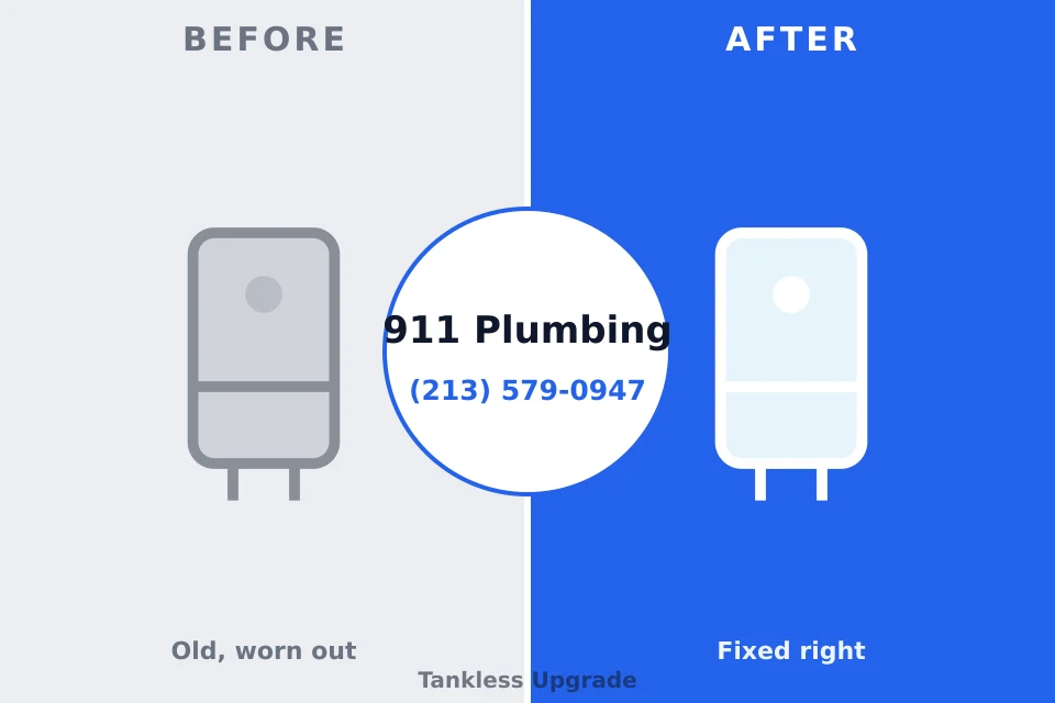 Before and after: plumbing repair Burnt Store Marina, FL